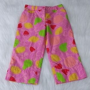 Lilly Pulitzer Girls Fruit Print Capri‎